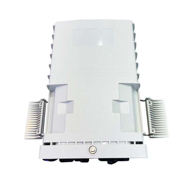 8 port fiber optic splitter distribution box with 4 entry cable port -for-max-192-splices 8 port 192 cores fiber optic splitter distribution box with 4 entry cable port