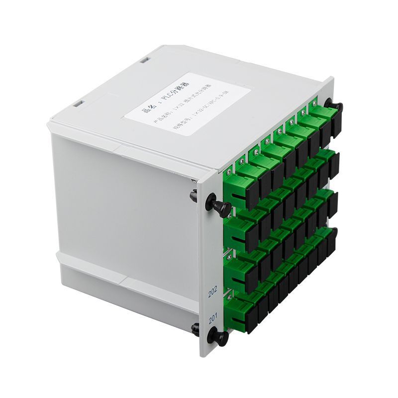 fiber optic splitter box 1X32 PLC type plug-in 1x32 fiber optc cable splitter for splitting optical beam
