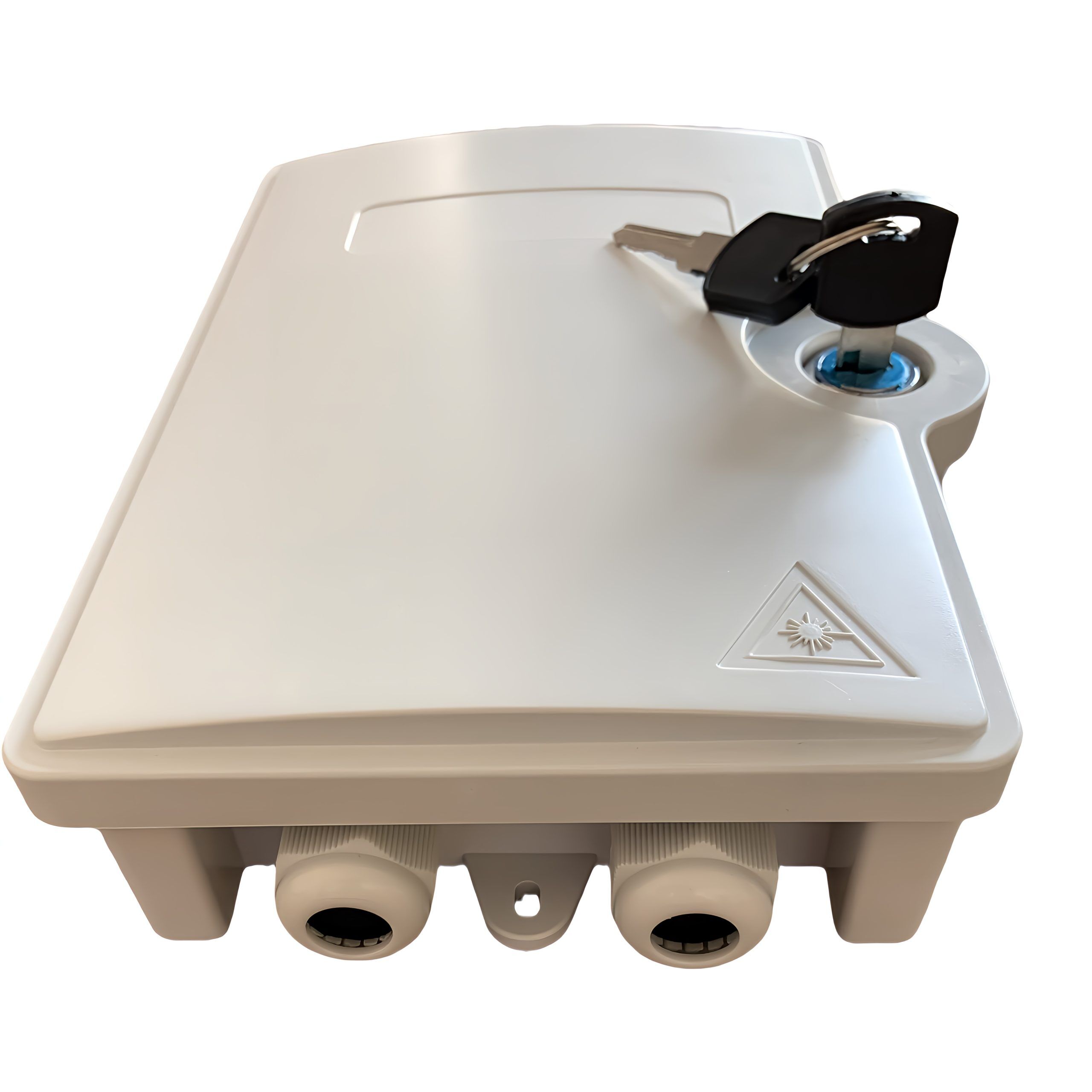 1 in 1 out indoor 1x2 splitter fiber distribution box for splitting and max 4 cores splice