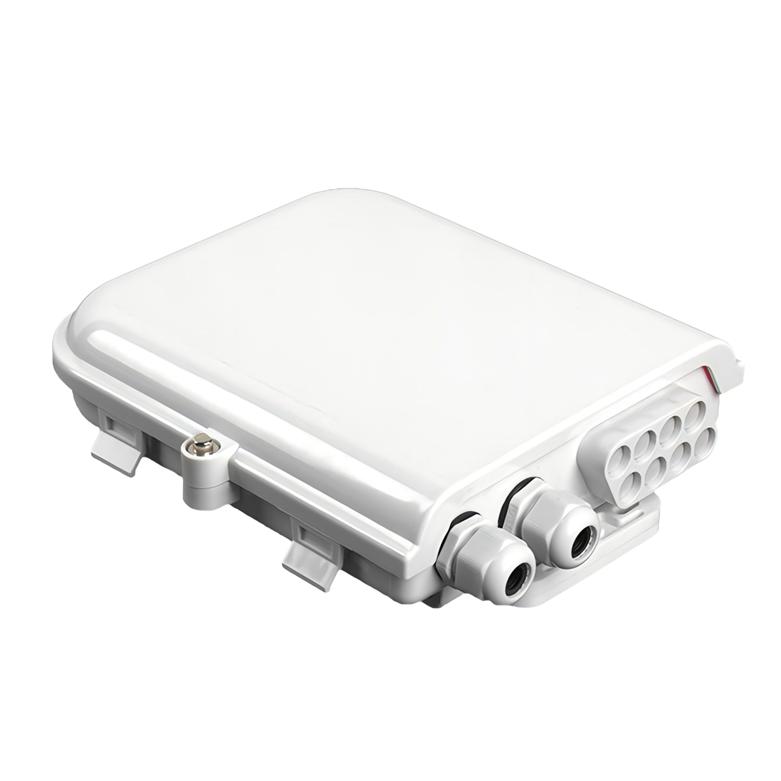 outdoor wall mounted 8 port fiber termination box for fiber optic cable